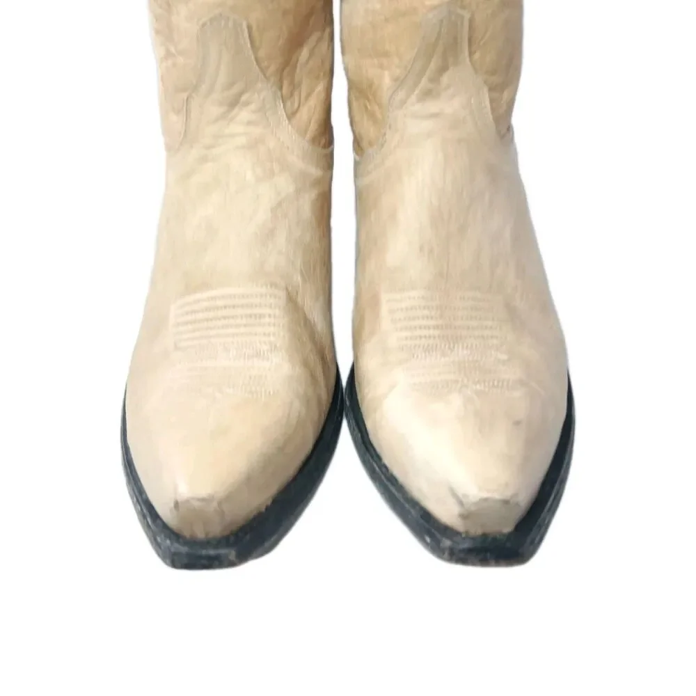 Idyllwind Western Boots Women's Size 9 B Snip Toe Beige Tan